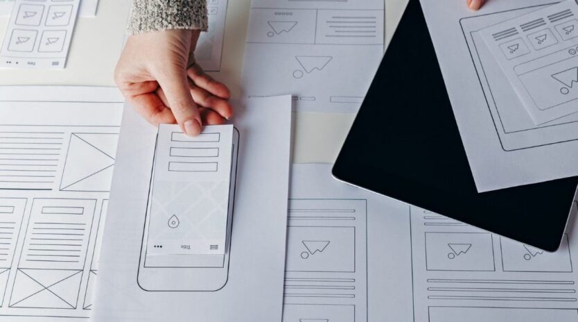web design diagram for mobile websites