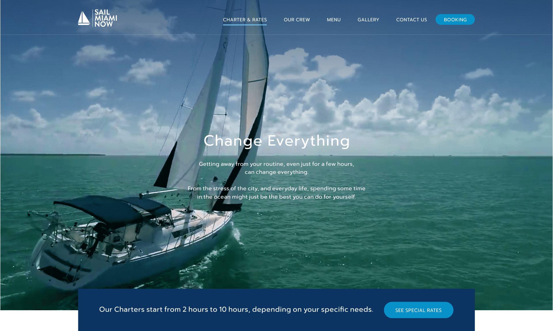 Sailboat Charter Miami